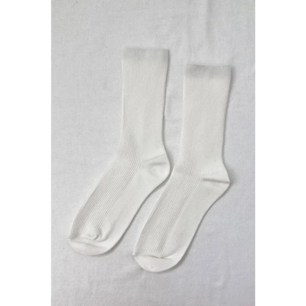 Le Bon Shoppe - Trouser Socks | Classic White